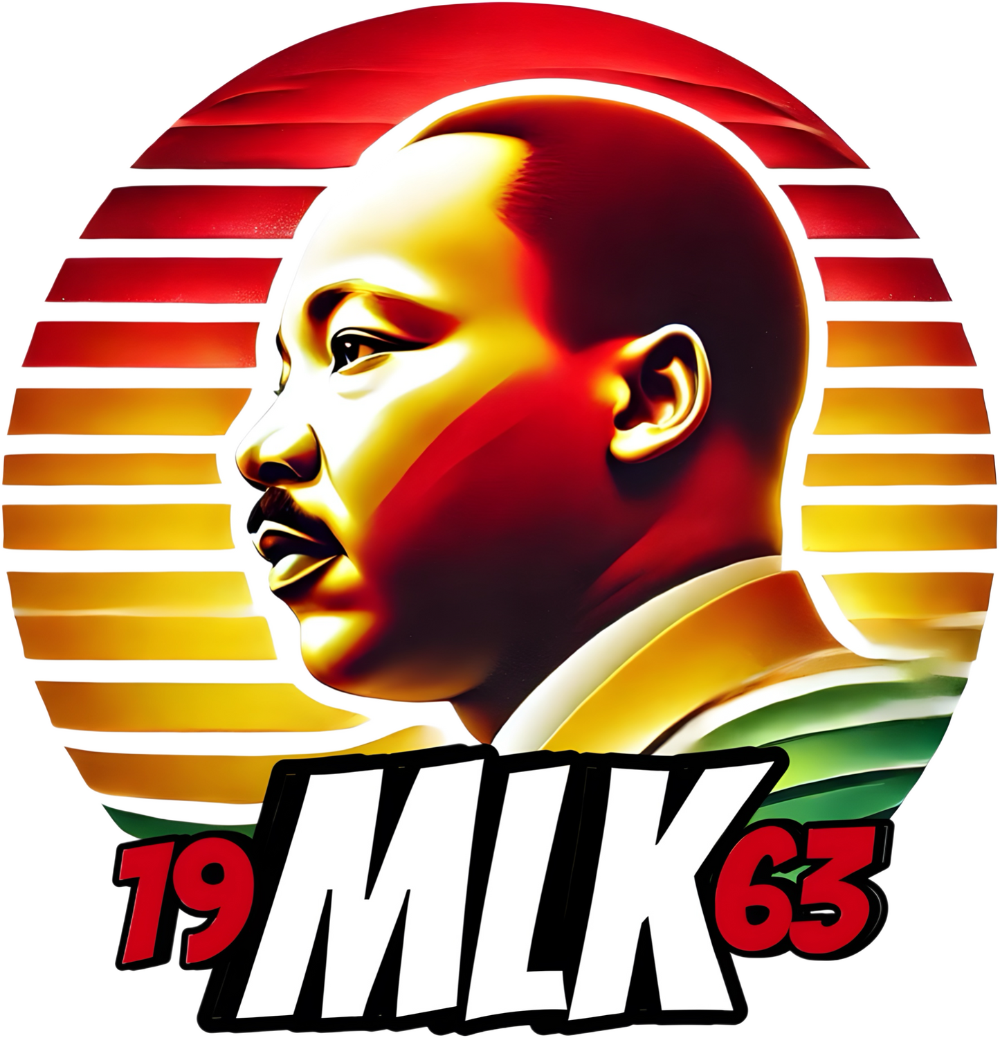 MLK Legacy 1963 | Digital Design- PNG Format | Martin Luther King Jr. (MLK) Day