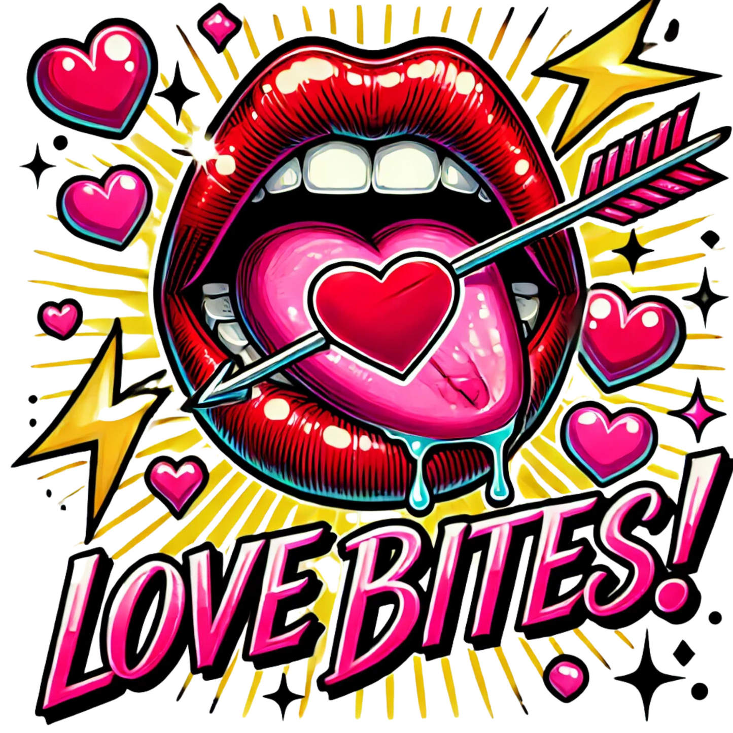 Love Bites!  | Valentines Day Designs PNG