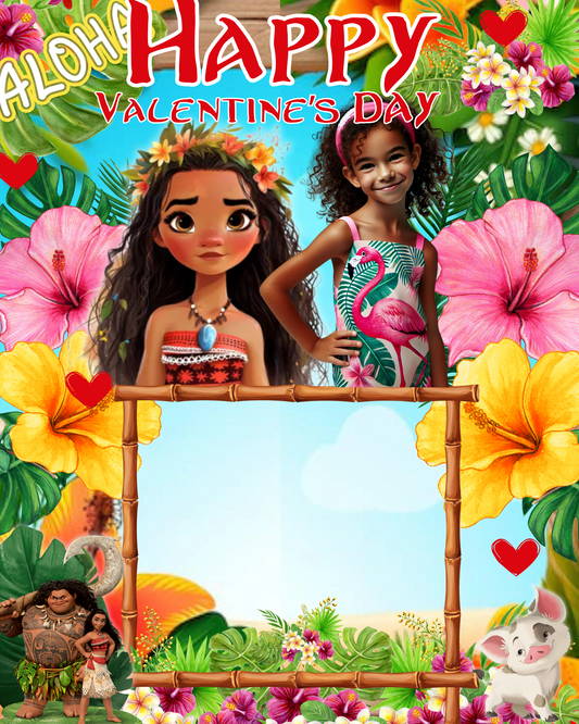 Moana Valentines Jumbo Cards | Gift & Snack Holder DIY