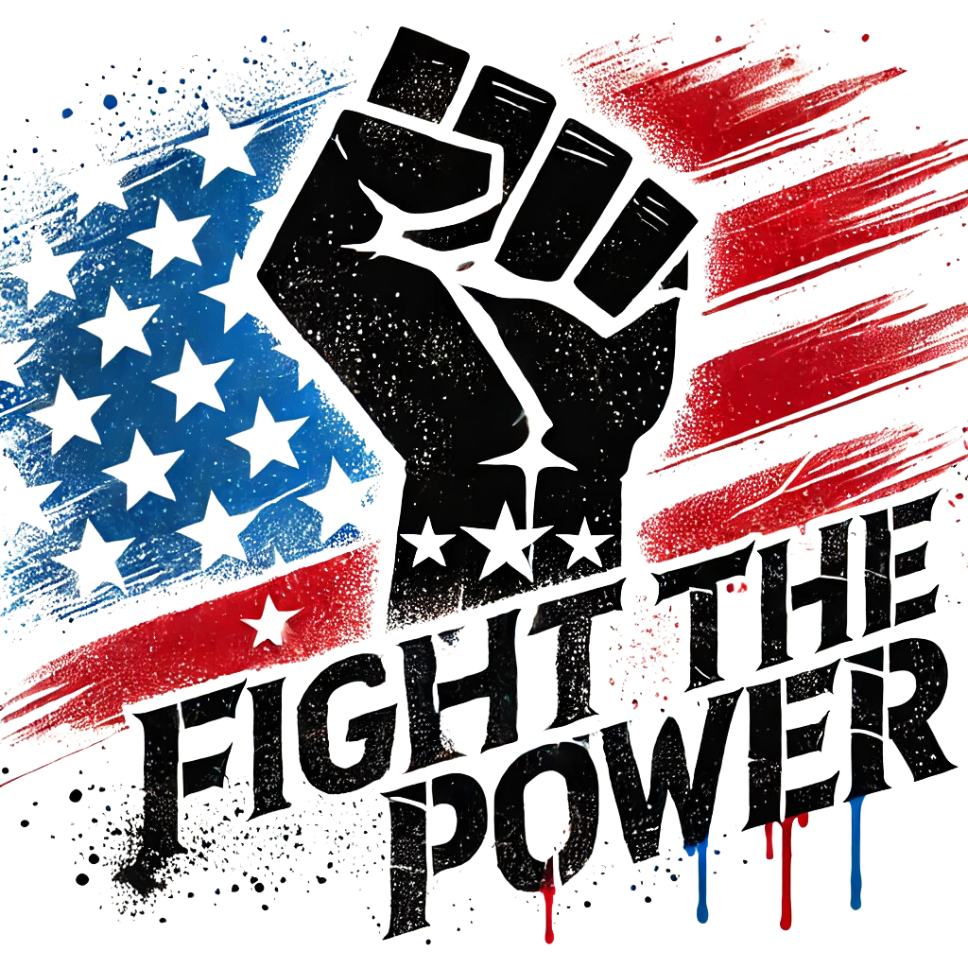 Fight the Power | Digital Design- PNG Format | Martin Luther King Jr. (MLK) Day